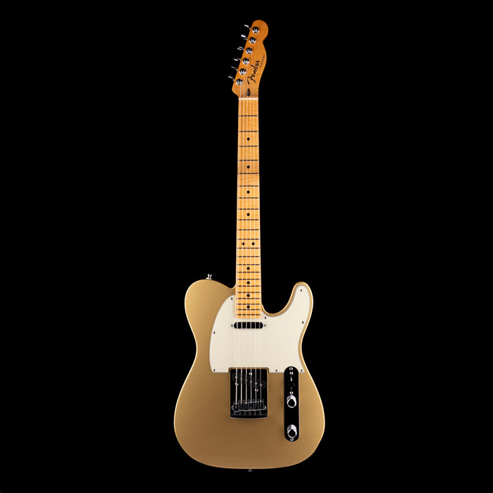 Pre Owned 2009 Fender Custom Shop Custom Deluxe Telecaster HLE Gold With OHSC