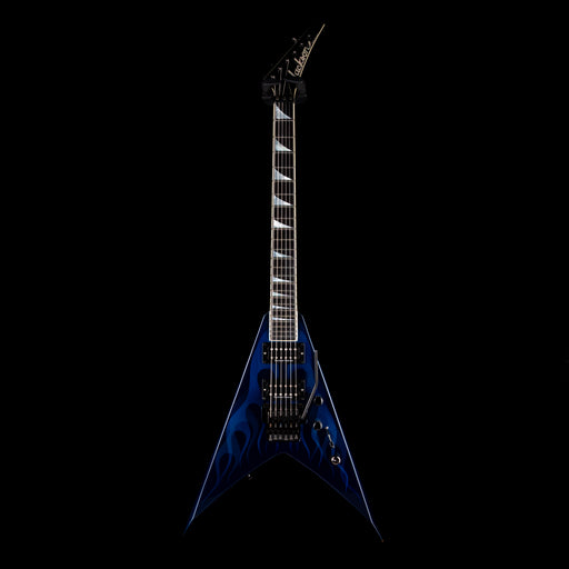 Used Jackson 2000 KV2 USA Blue Ghost Flame With OHSC