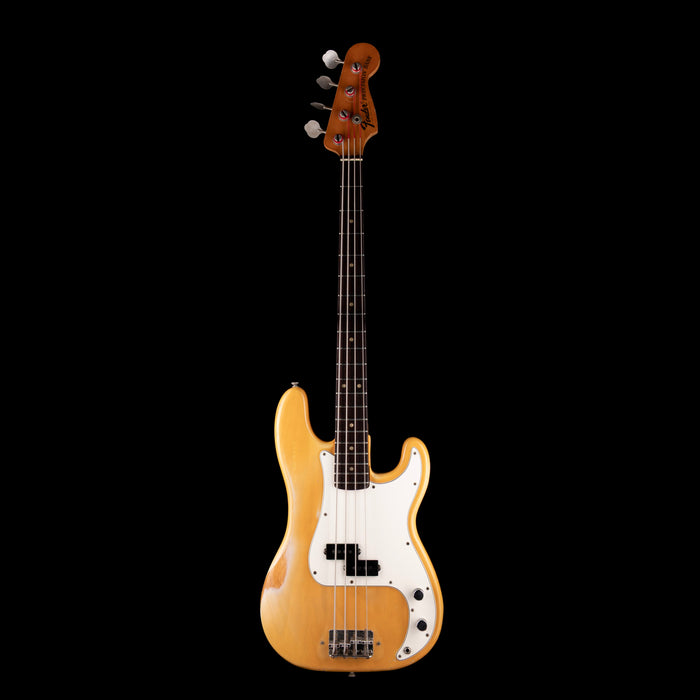 Pre Owned Vintage 1974 Fender Precision Bass Blonde With Case