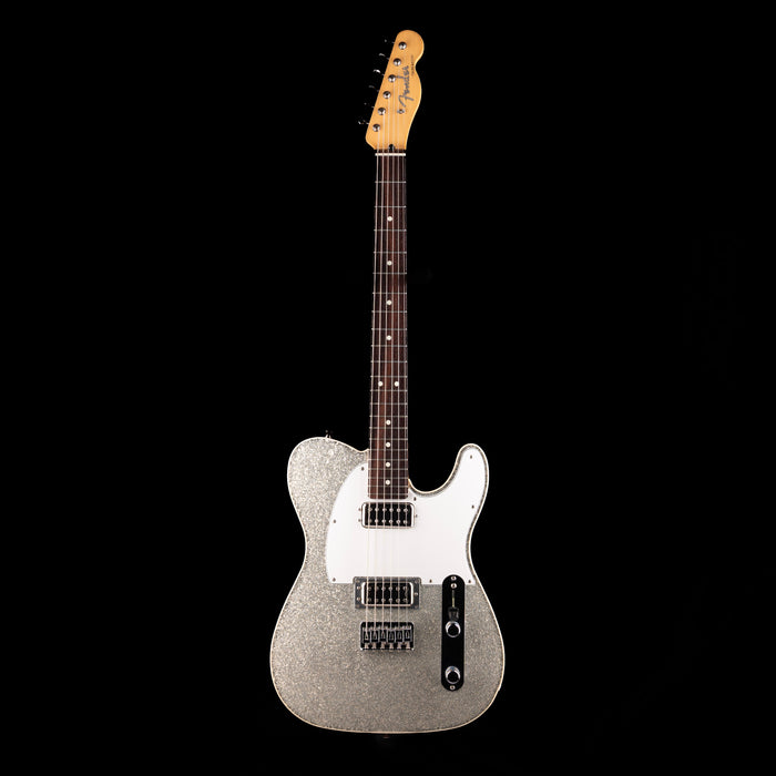 Pre-Owned Fender Limited Edition Made in Japan 1960's Custom Telecaster Silver Sparkle With Gig Bag
