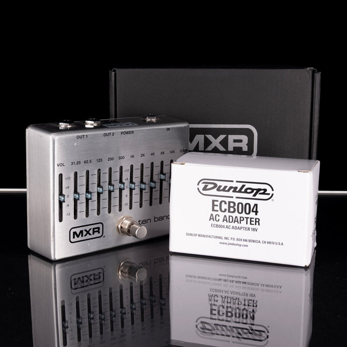 Used MXR M108 10-Band EQ Guitar Effect Pedal With Box - 3