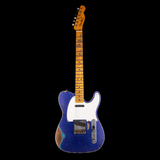 Fender Custom Shop Masterbuilt Austin MacNutt 1952 Telecaster Custom Heavy Relic Purple Sparkle over Taos Turquoise Sparkle With Case