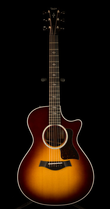 Taylor 412ce-R Grand Concert Indian Rosewood Tobacco Sunburst Acoustic Electric Guitar with Case - 1204123126  Demo