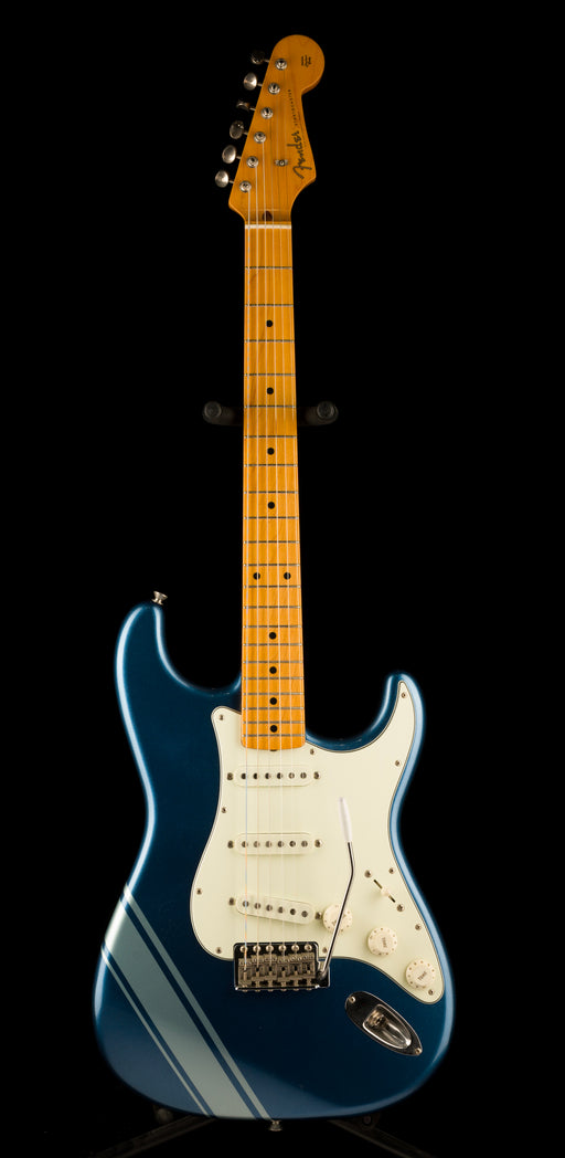 Used Fender FSR Traditional 50s Stratocaster Lake Placid Blue with Competition Stripe with Gig Bag