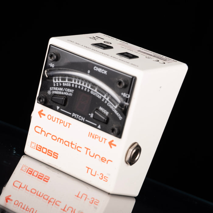 Pre-Owned Boss TU-3s Tuner Pedal - White
