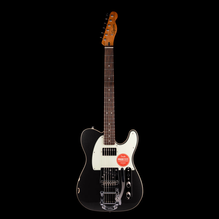 Used Squier Limited Edition Classic Vibe Custom Telecaster with Bigsby Charcoal Frost Metallic