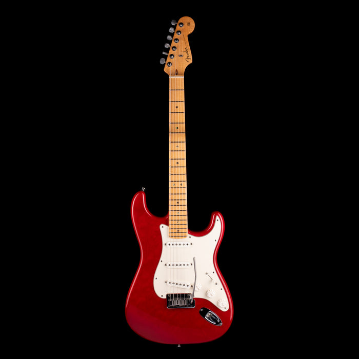 Pre-Owned 2013 Fender Custom Shop Custom Deluxe Stratocaster Candy Red with OHSC