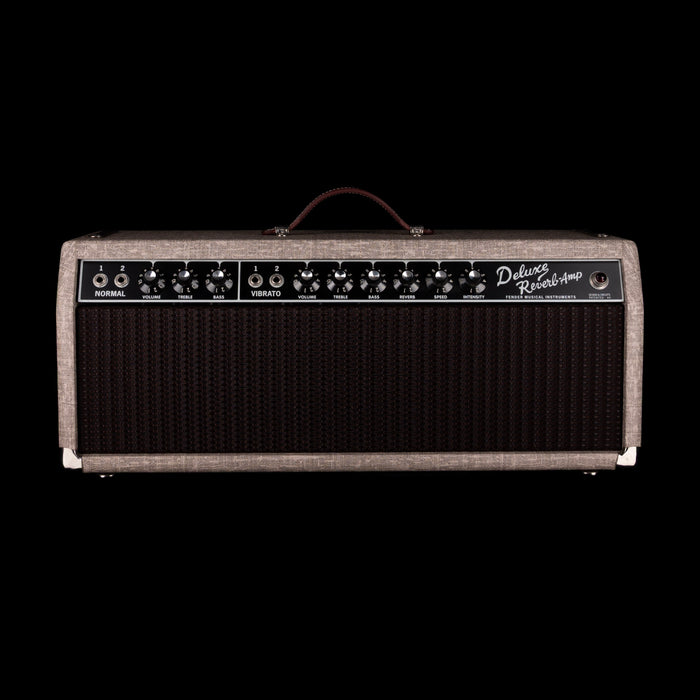Pre-Owned Custom/Modified Alessandro Fender '65 Deluxe Reverb Head & Matching Cab - Fawn