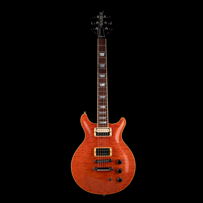 Pre-Owned 2001 Hamer Studio Custom Double Cut - Honey With OHSC