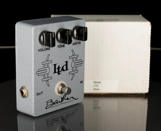 Used Barber LTD Silver Overdrive Pedal With Box