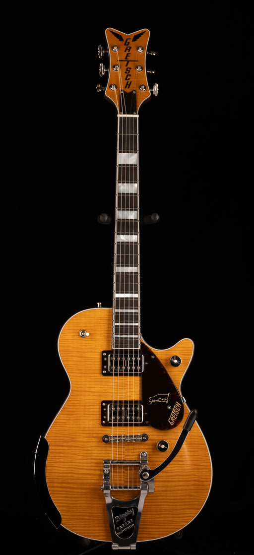 Used Gretsch G6134TFM-NH Nigel Hendroff Signature Penguin Amber Flame With OHSC