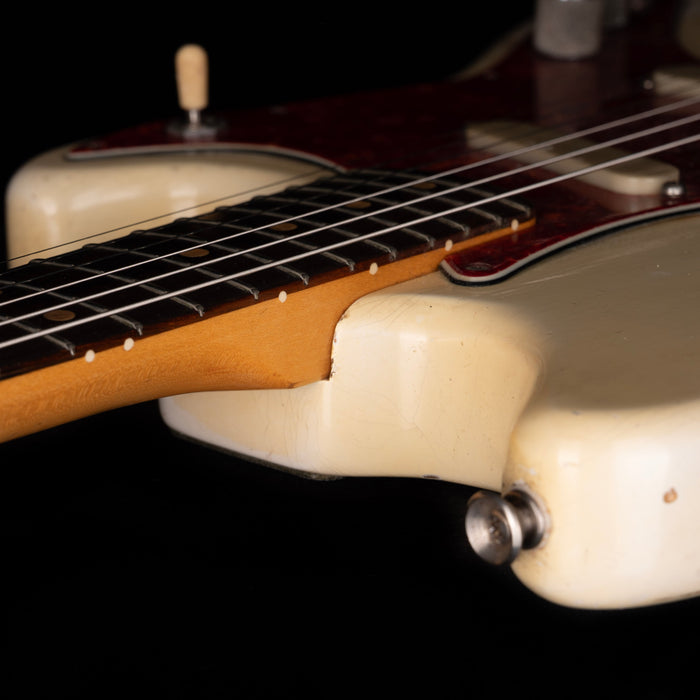 Vintage 1963 Fender Duo-Sonic Olympic White with OHSC