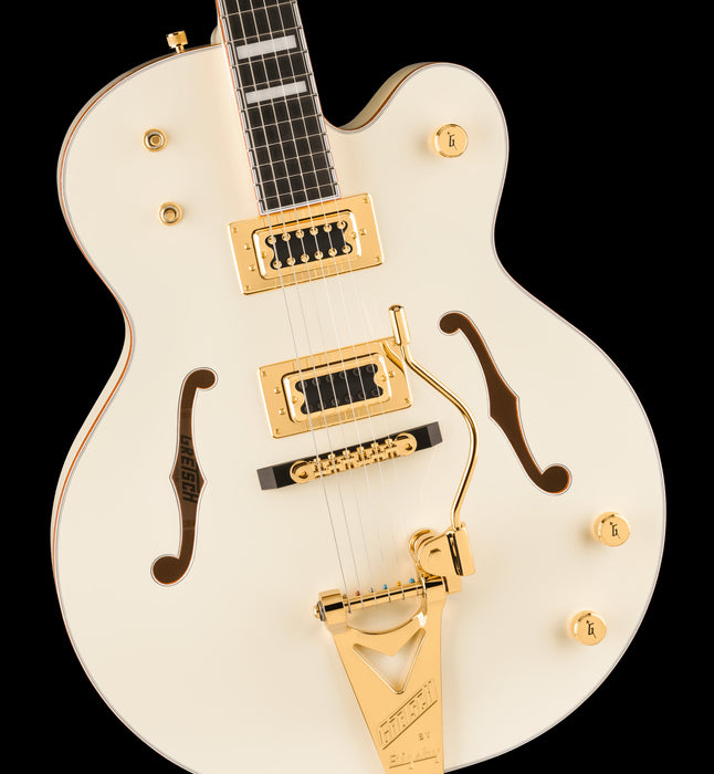 Gretsch G8424T Billy Duffy Signature Falcon LTD with Bigsby Vintage White Lacquer Front Body Right