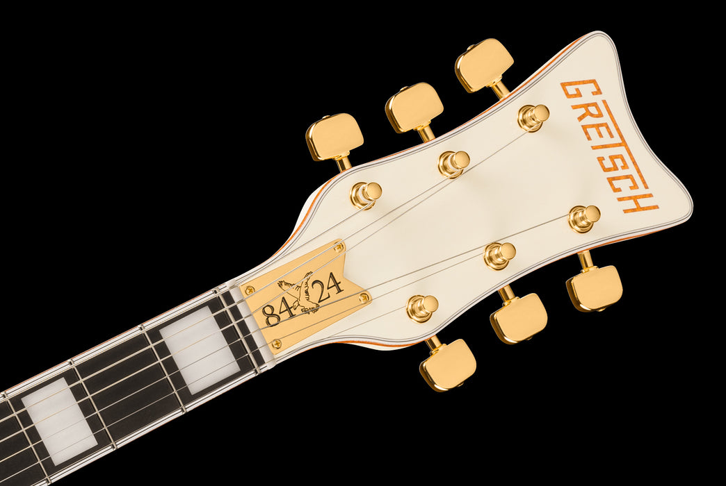 Gretsch G8424T Billy Duffy Signature Falcon LTD with Bigsby Vintage White Lacquer Headstock