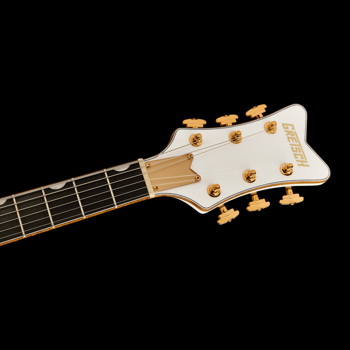 Gretsch Synchromatic Falcon with Bigsby Snowcrest White Headstock