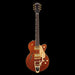 Gretsch Limited Edition Electromatic Flame Okoume Broadkaster Jr. Roundup Orange Front