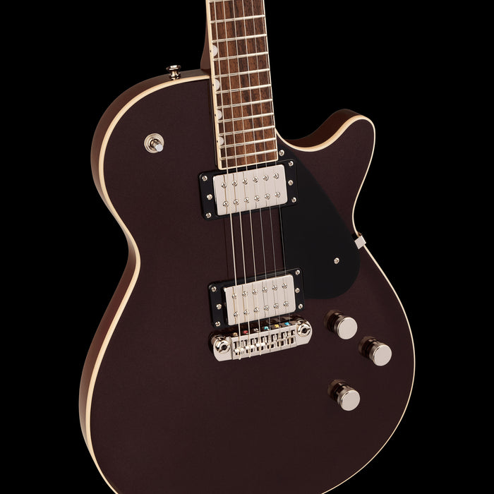 Gretsch Electromatic Jet Dark Cherry Metallic Front Body Detail 