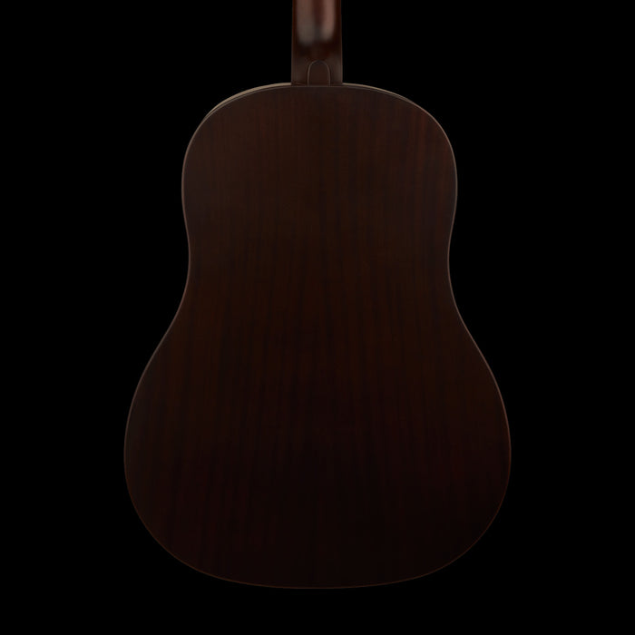 Gretsch Jim Dandy Dreadnought Deep Cherry Burst Acoustic Guitar Back Crop