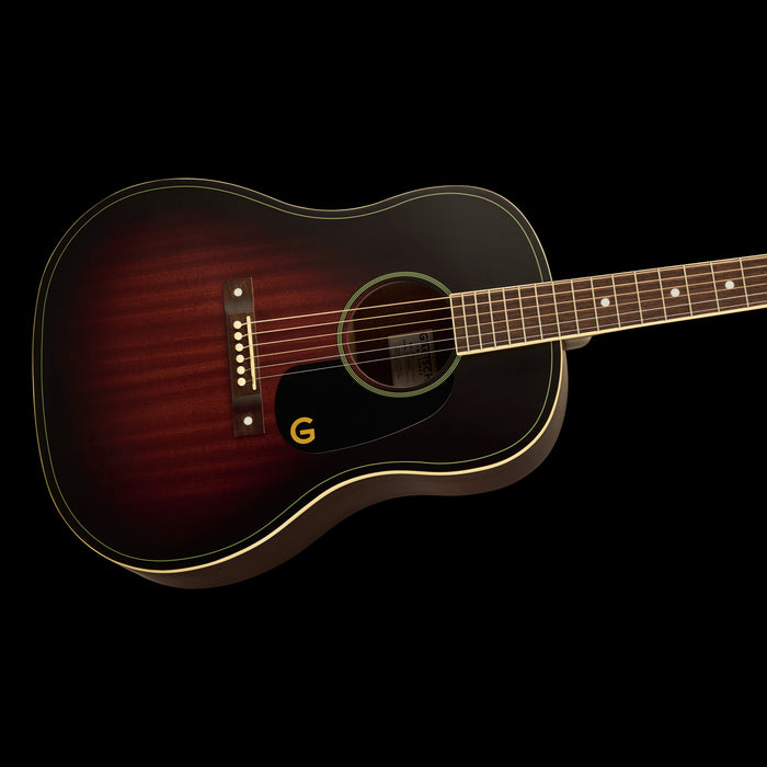Gretsch Jim Dandy Dreadnought Deep Cherry Burst Acoustic Guitar Contour Body Right