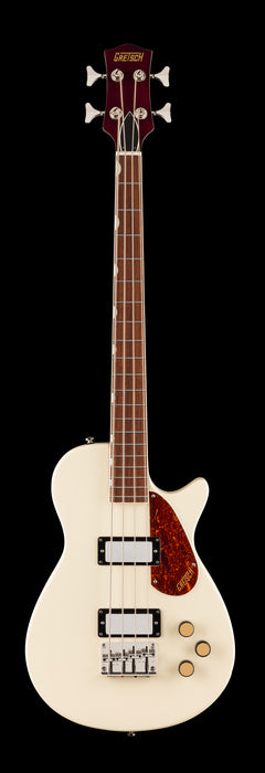 Gretsch Streamliner Jet Club Bass Single-Cut Laurel Fingerboard Vintage White Front