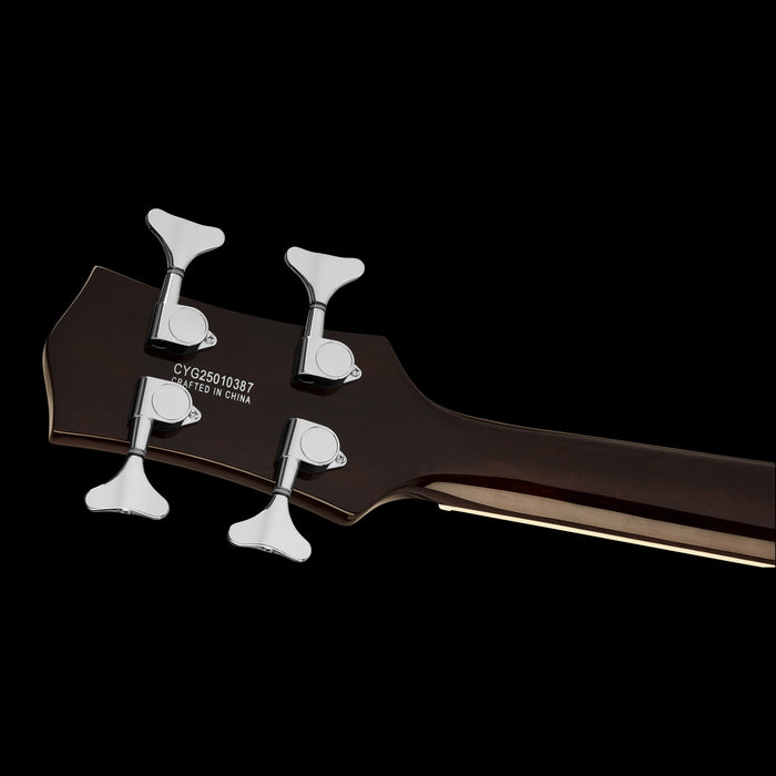 Gretsch Streamliner Jet Club Bass Shell Pink Headstock Back