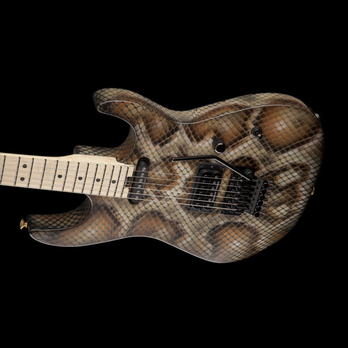 Charvel Warren DeMartini USA Signature Snake Snakeskin Contour Body Left