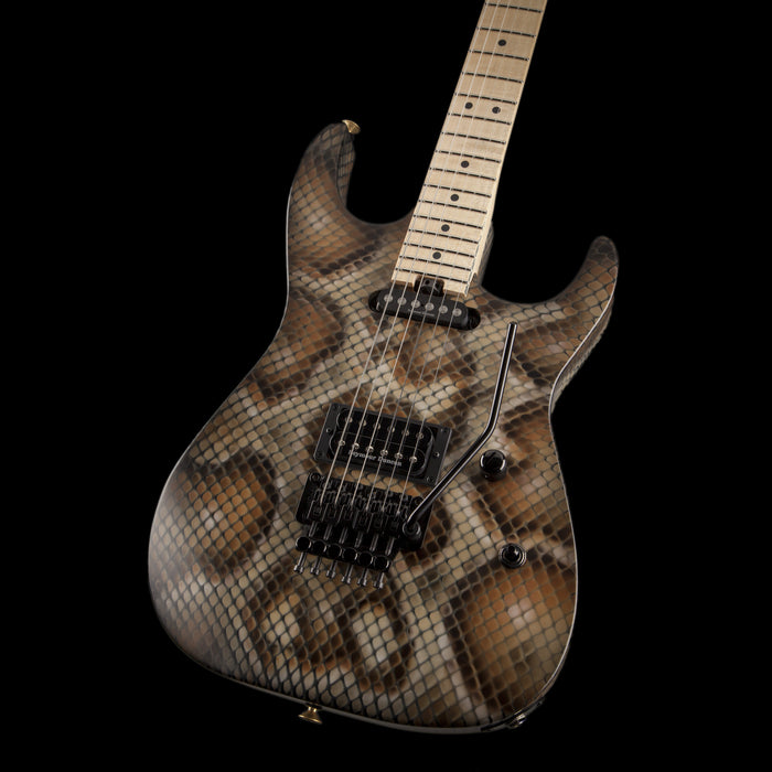 Charvel Warren DeMartini USA Signature Snake Snakeskin Detail Front