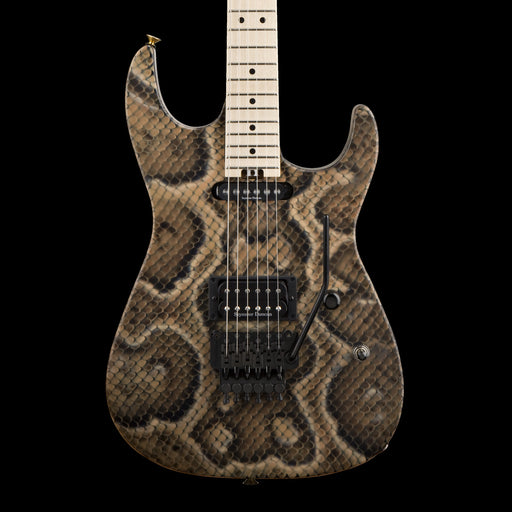 Charvel Warren DeMartini USA Signature Snake Snakeskin Front Crop