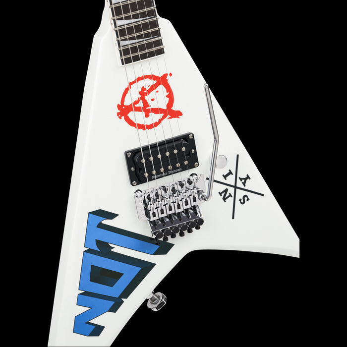 Jackson Limited Edition Legend Series Signature Scott Ian Rhoads RR22 NOT Pearl White Front Body Detail