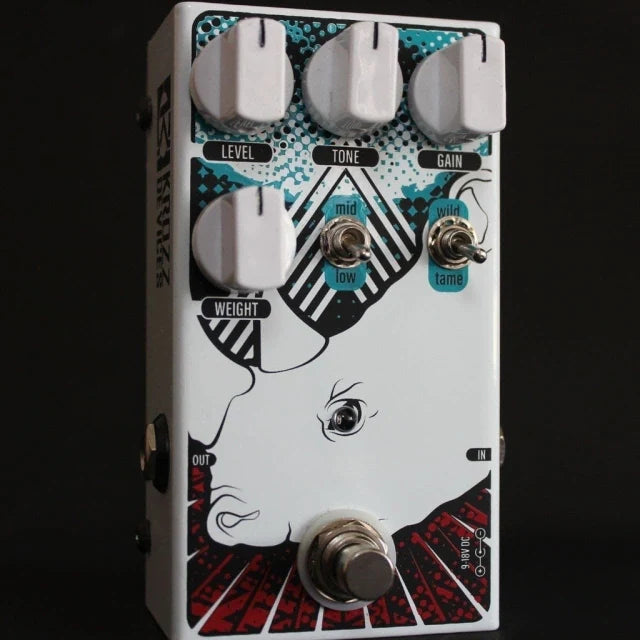 Krozz Devices Albino Rhino Overdrive Pedal Angle