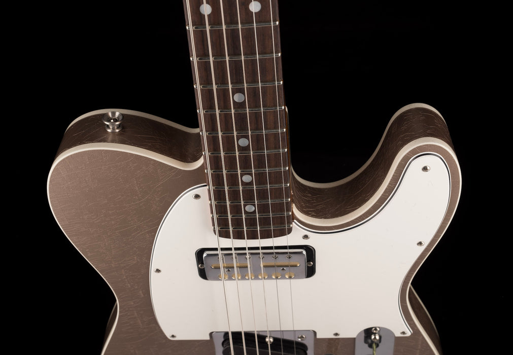 Fender Custom Shop Masterbuilt Paul Waller Baritone Telecaster Custom Deluxe Closet Classic Shoreline Gold