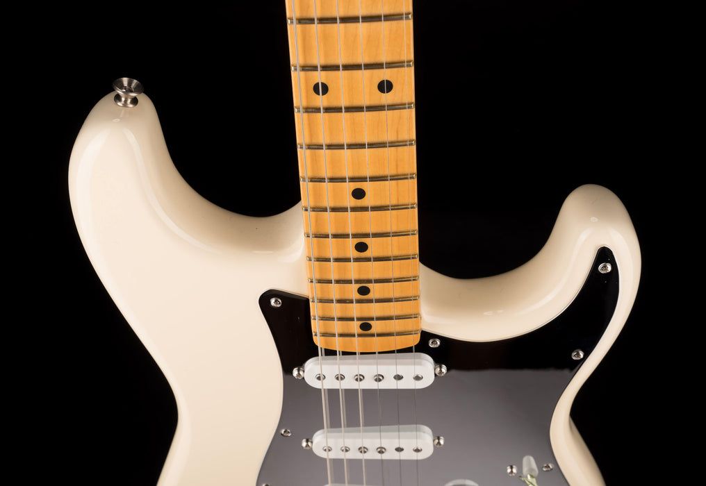 Used Fender Nile Rodgers Hitmaker Stratocaster Olympic White with OHSC