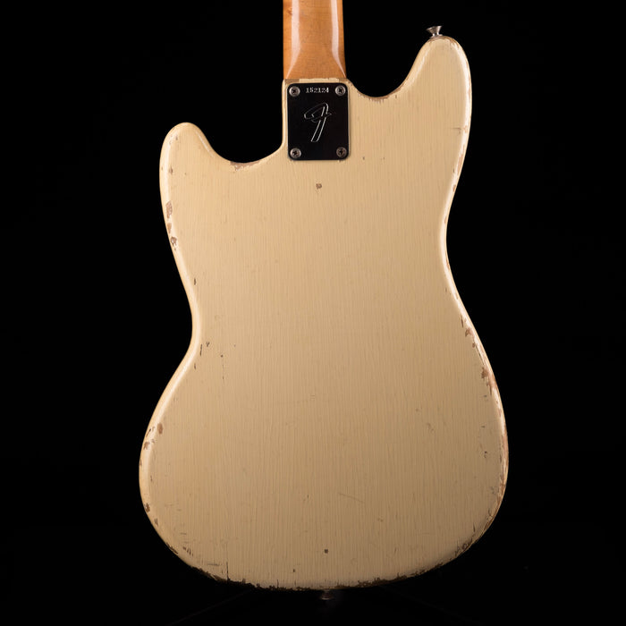 Pre Owned 1966 Fender Musicmaster Olympic White With Gig Bag
