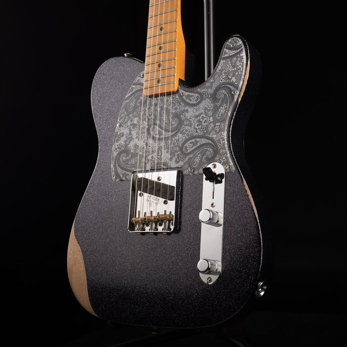 Used Fender Brad Paisley Road Worn Esquire Black Sparkle With Gig Bag