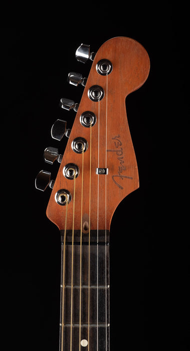 Pre Owned 2020 Fender Limited Edition American Flag Acoustasonic Stratocaster With Soft Case