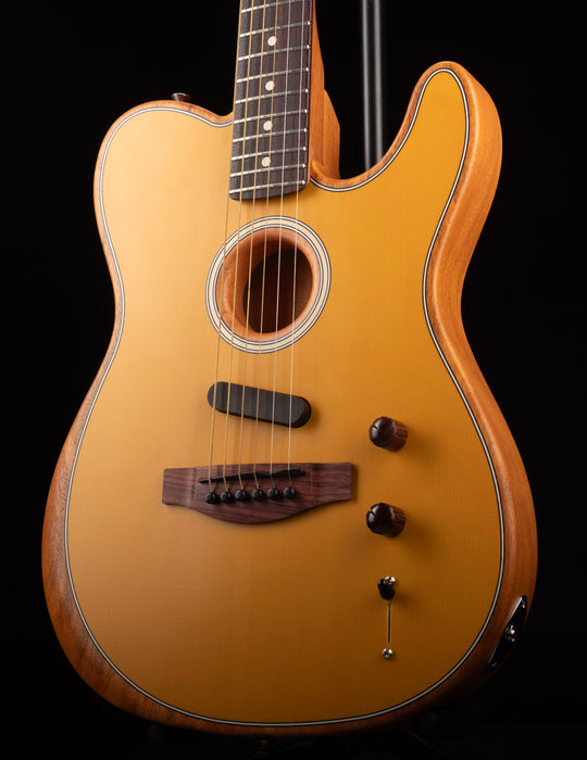 Used Fender Acoustasonic Player Telecaster Butterscotch Blonde with Gig Bag