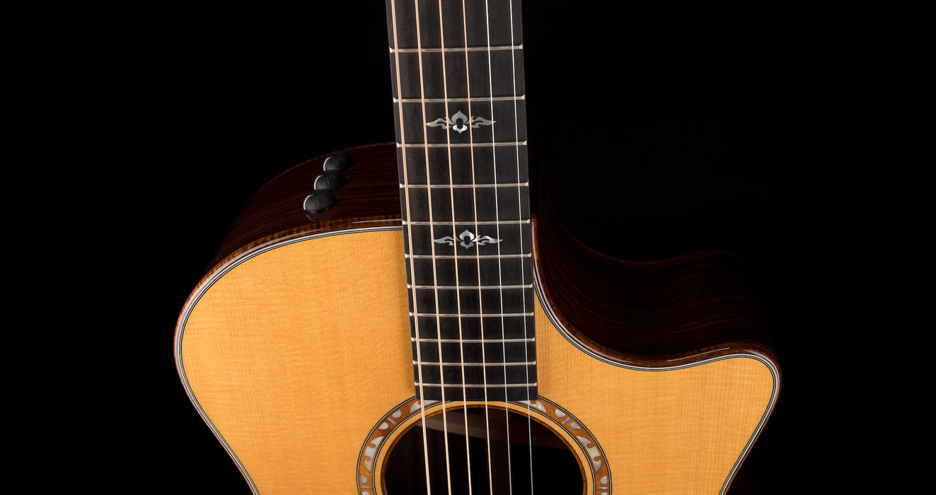Taylor Custom Grand Auditorium C14ce Torrefied Sitka Spruce and Indian Rosewood - Catch Event # 6 - with Case