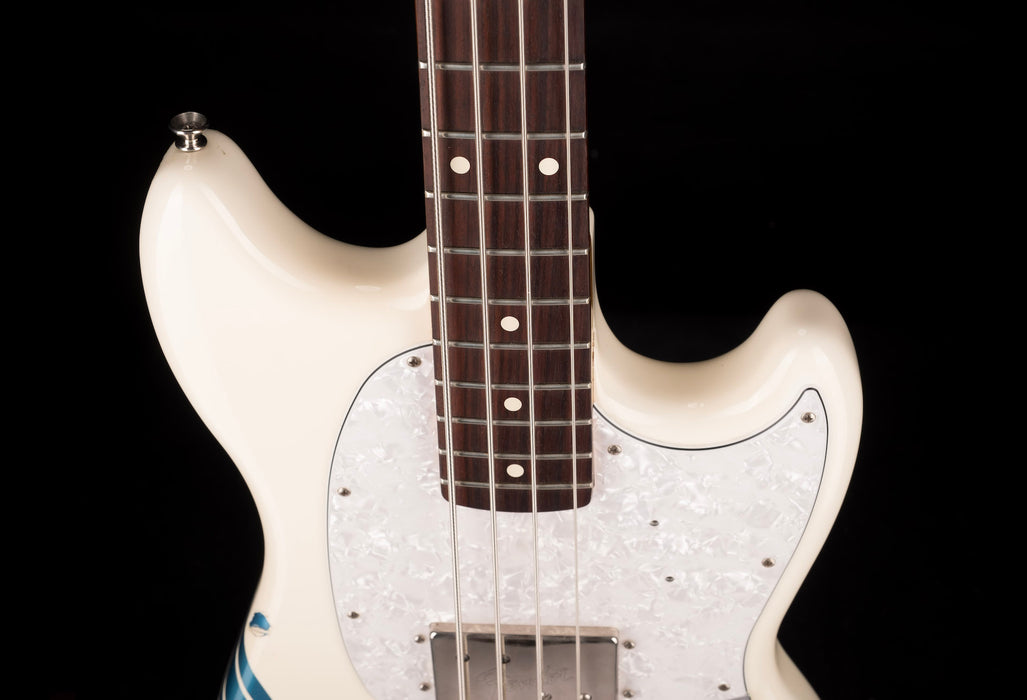 Used Fender Pawn Shop Mustang Bass Olympic White