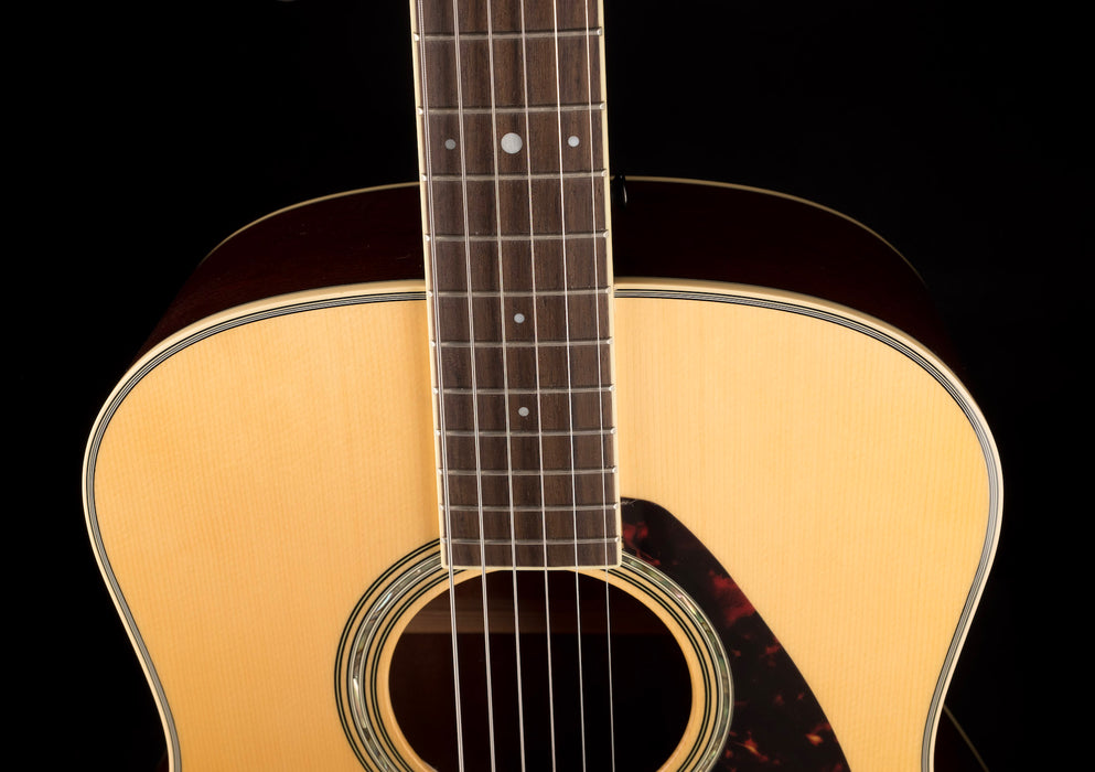 Used Yamaha LL6 ARE Original Jumbo Mahogany Natural Acoustic Electric Guitar With Gig Bag