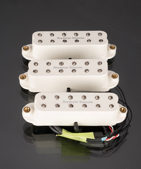 Used Seymour Duncan Billy Gibbons' Red Devil Stratocaster Pickup Set - White