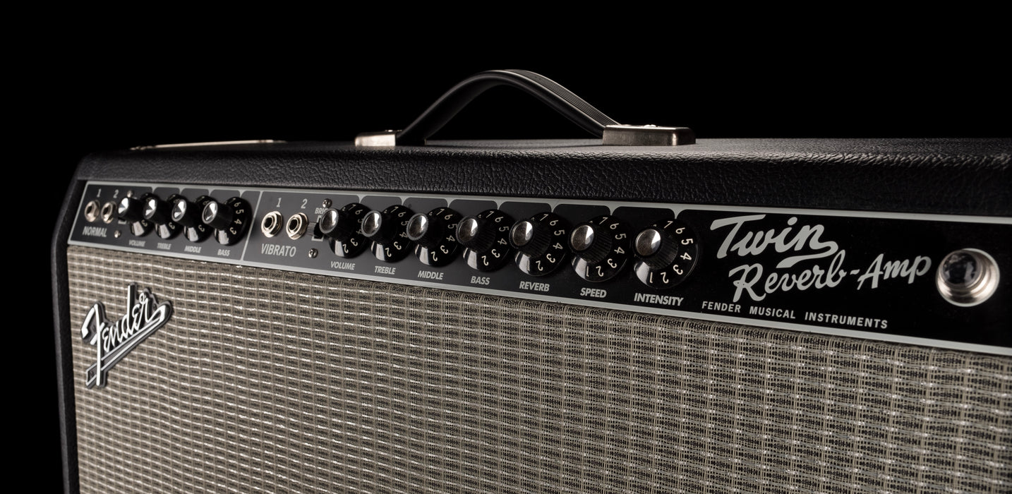 Used Fender Tone Master Twin Reverb Black Guitar Amp Combo