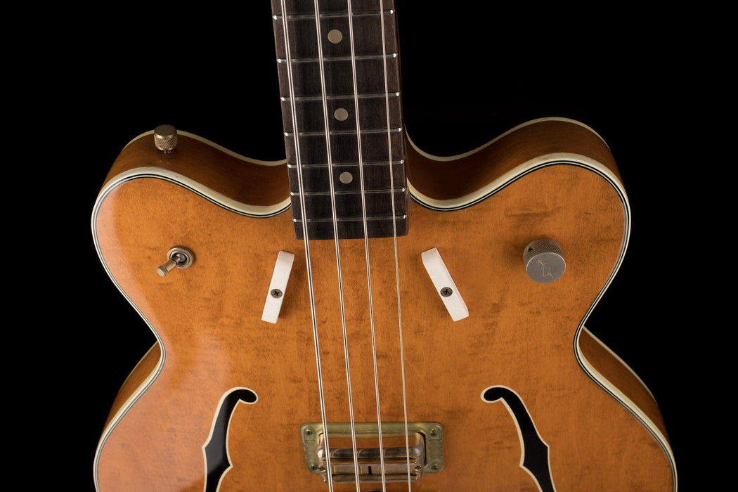 Pre Owned 1963 Gretsch 6070 Country Gentleman Hollow Body Bass Natural/Walnut