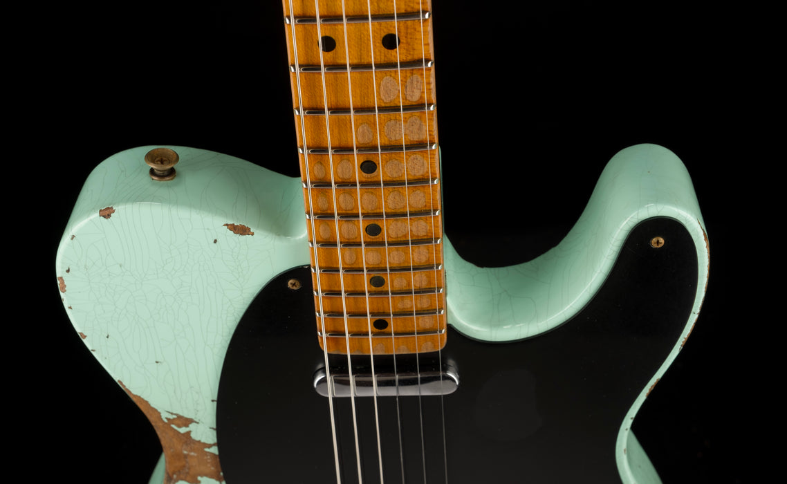 Pre Owned Fender Custom Shop 1952 Telecaster Heavy Relic Surf Green with OHSC