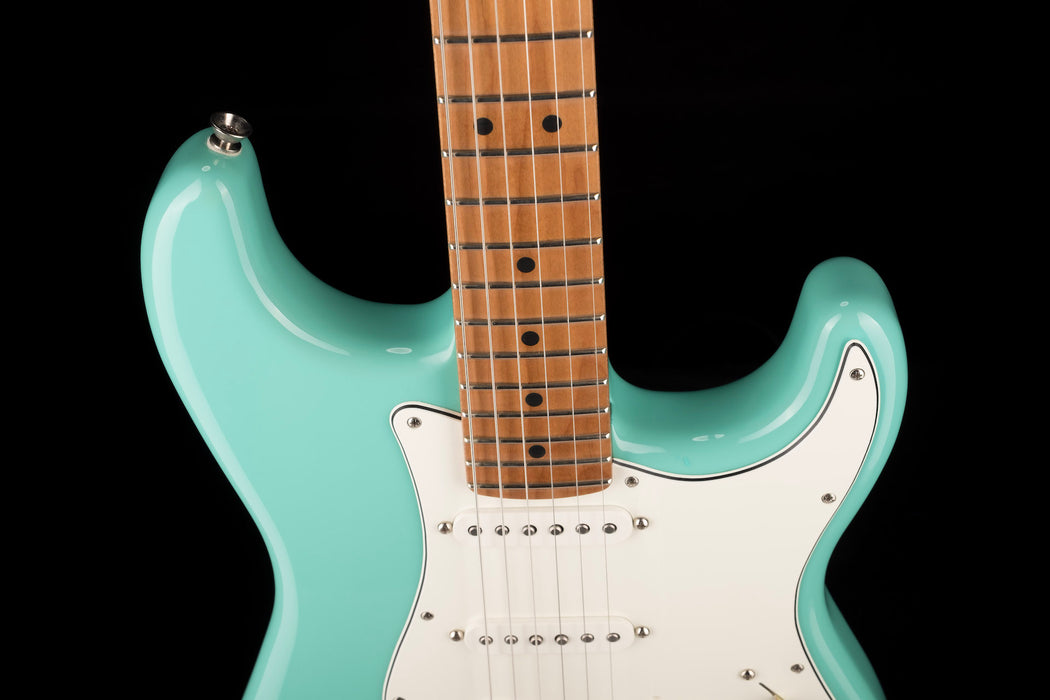 Used Fender Limited Edition Player Stratocaster Roasted Maple Seafoam Green