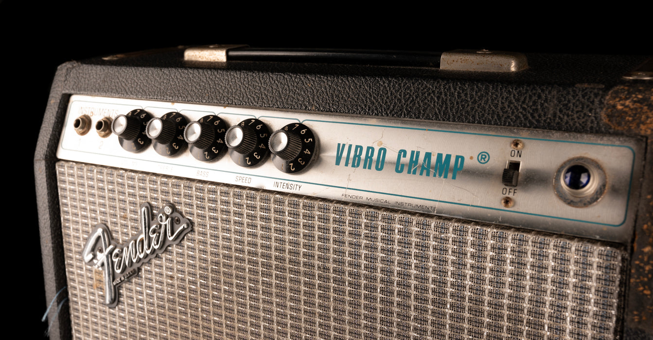 Vintage 1979 Fender Vibro Champ with Upgraded Jensen Speaker Guitar Amp Combo