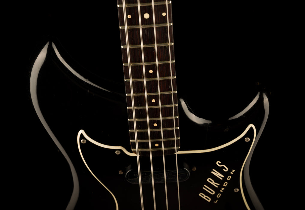 Pre Owned Vintage 1965 Burns Nu-Sonic Bass Black with OHSC