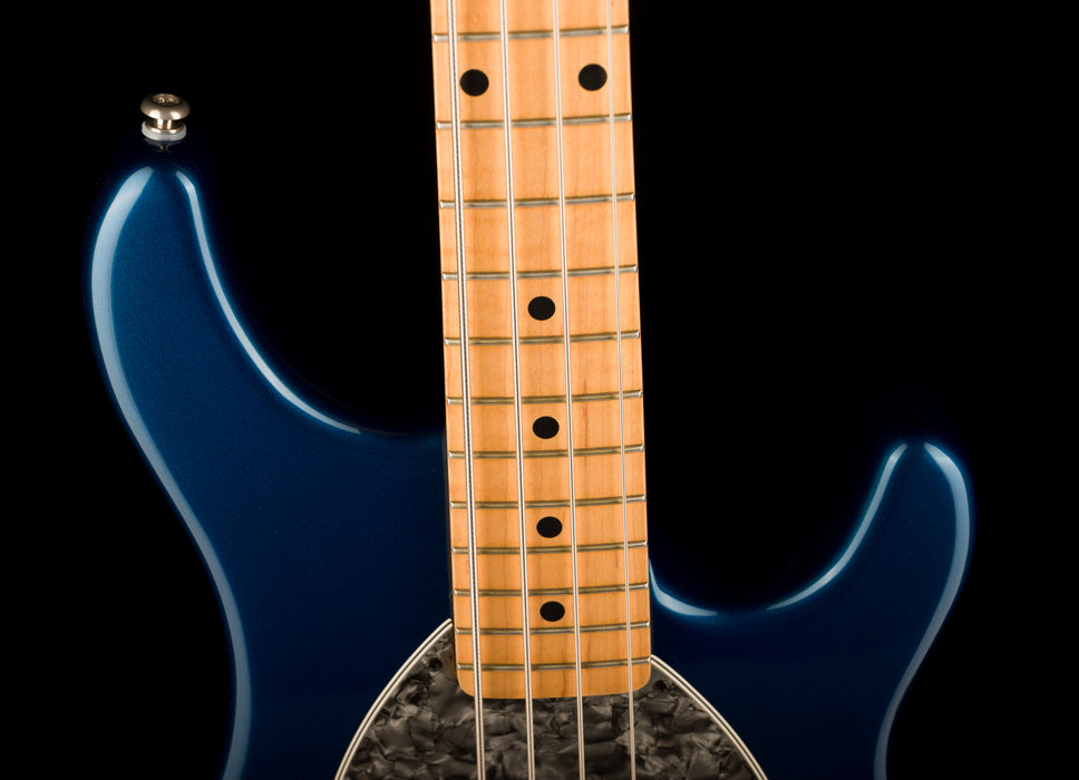 Pre Owned Ernie Ball Music Man Sterling 4-String Pearl Blue Bass With Case