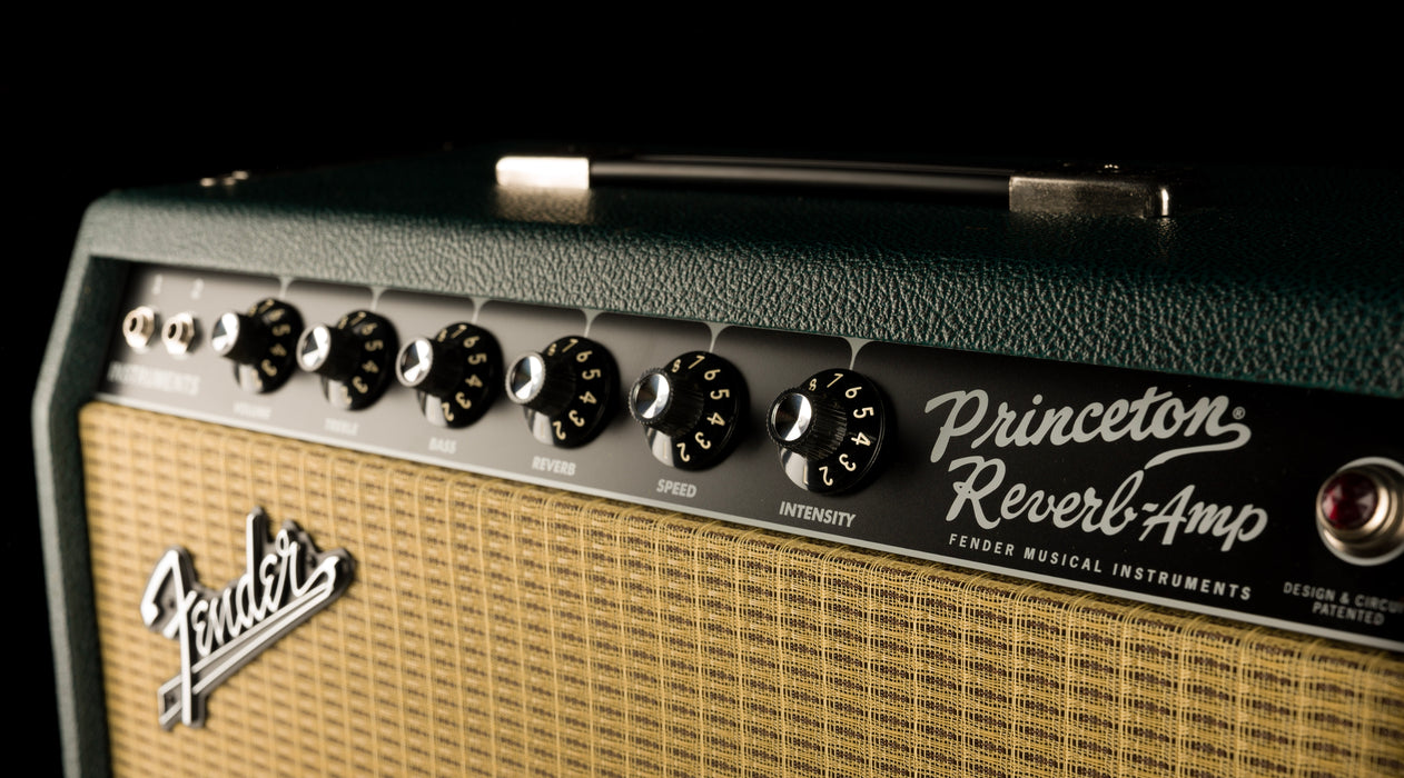 Fender Special Run '65 Princeton Reverb British Green Guitar Amp Combo