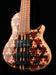 Mayones Cali4 Bass (17.5" Scale) Swamp Ash Body Triskelion Top Natural with Case - IN STOCK!!!