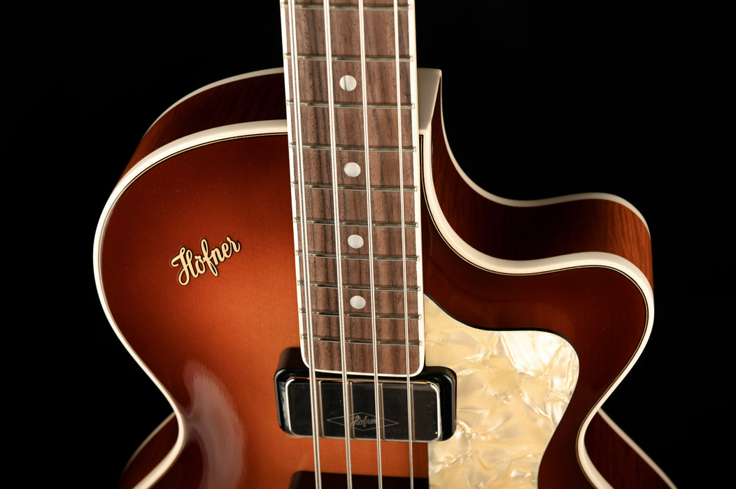 Hofner LTD Club Bass Dark Violin-Cavern Spacing with Vintage Case - H500/2-CV-O